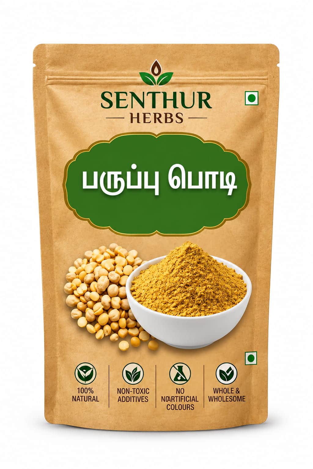 Senthur Herbs Paruppu Podi – Traditional South Indian Lentil Powder